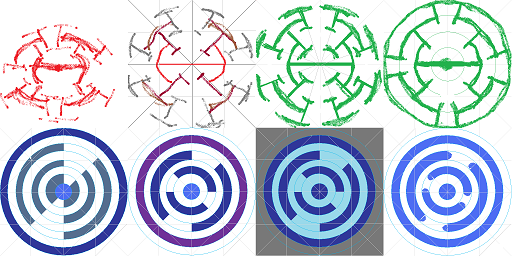 Gaenovium Logo Design Sketches